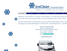 Tablet Screenshot of iceclean-co2.de